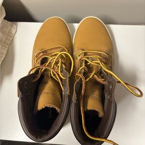 Timberland Men's Brown and Tan Boots